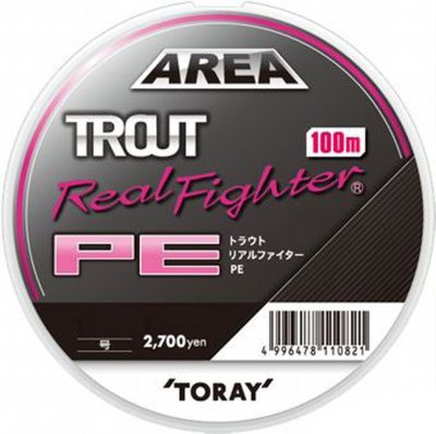Шнур Toray Trout Real Fighter PE (100м, 7lb(3,5кг), #0,4) -852